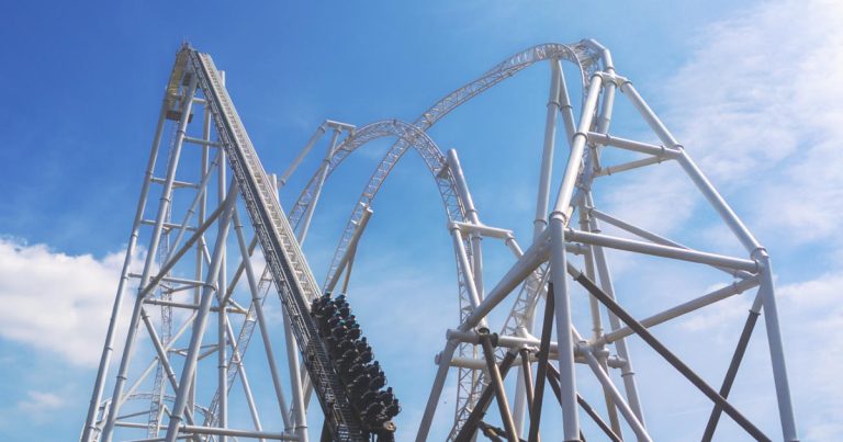 hyperia roller coaster at thorpe park, fastest and tallest in the uk